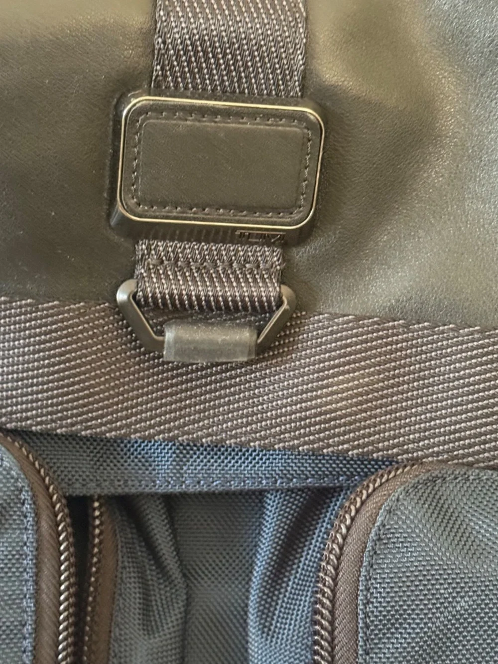 TUMI Navy Ballistic Nylon Utility Backpack Travel Laptop Backpack